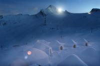 Ice camp am Kitzsteinhorn Gletscher 